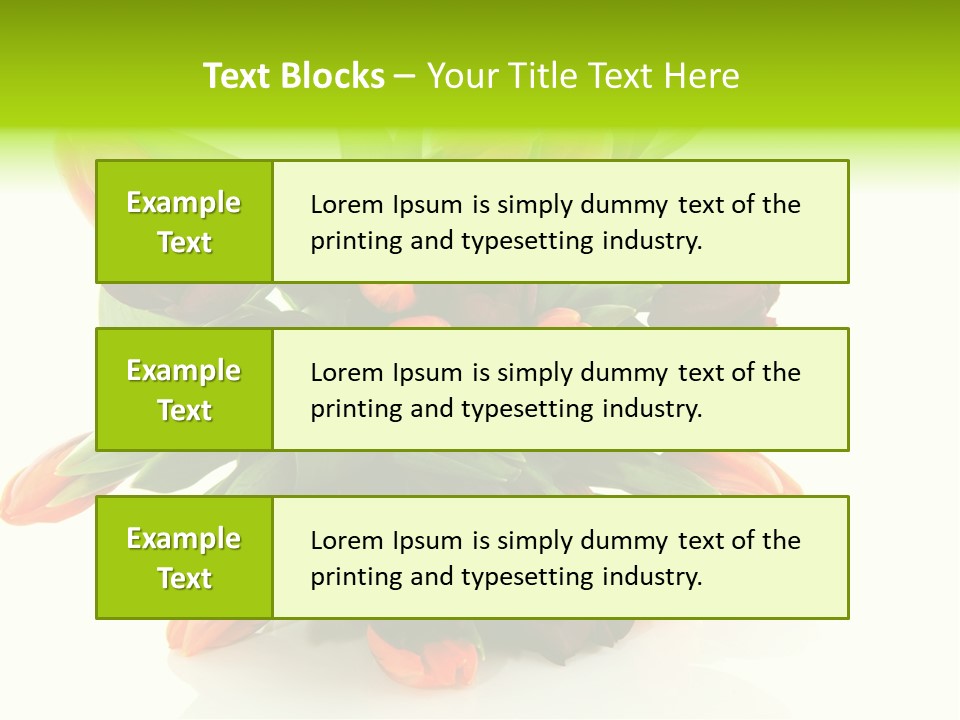 Mixed Bulbs Background PowerPoint Template