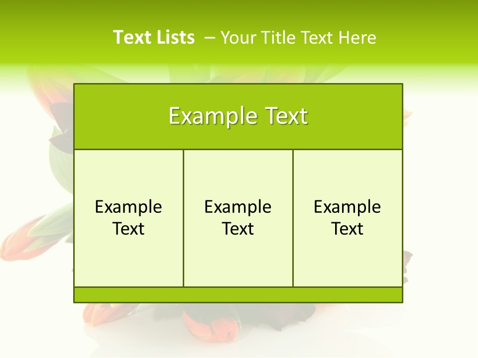 Mixed Bulbs Background PowerPoint Template