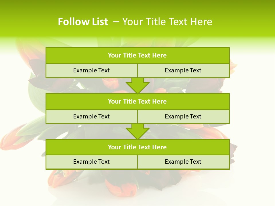 Mixed Bulbs Background PowerPoint Template