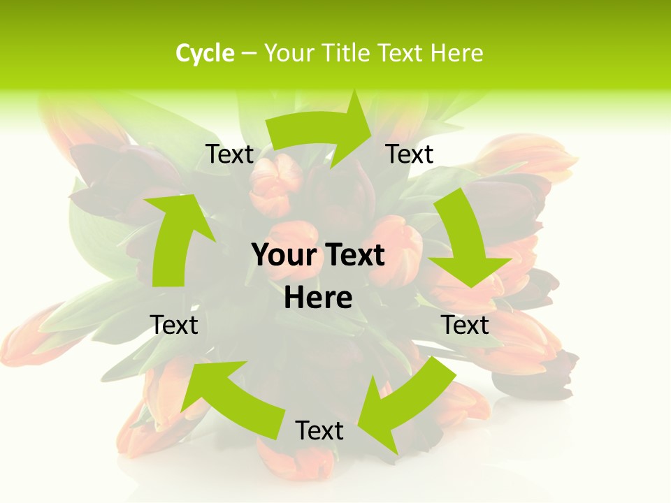 Mixed Bulbs Background PowerPoint Template