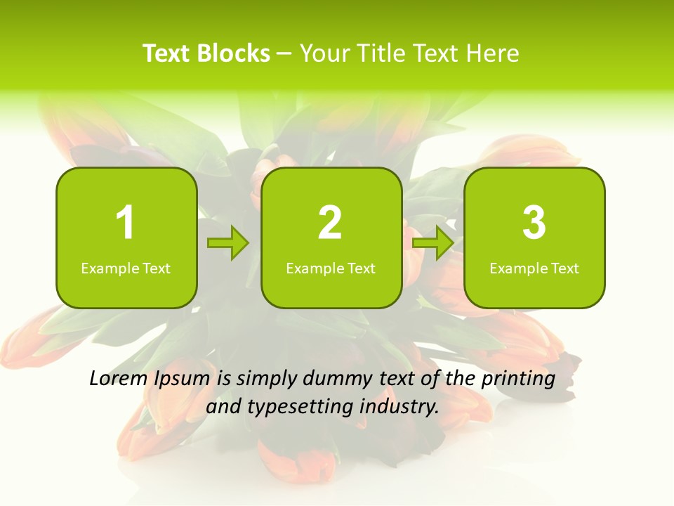 Mixed Bulbs Background PowerPoint Template