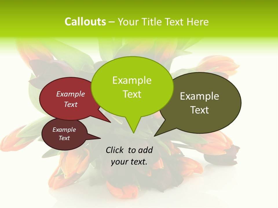 Mixed Bulbs Background PowerPoint Template