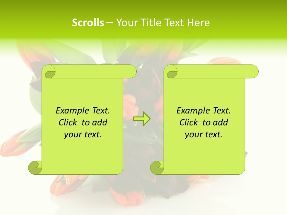 Mixed Bulbs Background PowerPoint Template