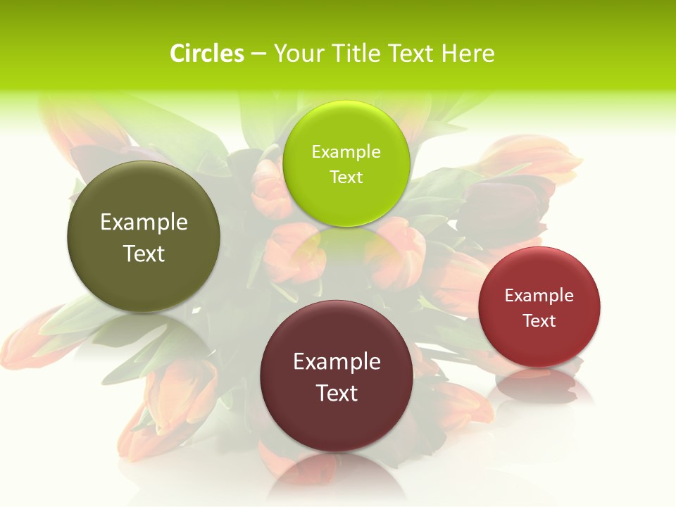 Mixed Bulbs Background PowerPoint Template