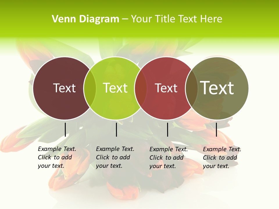 Mixed Bulbs Background PowerPoint Template