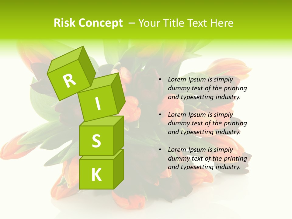 Mixed Bulbs Background PowerPoint Template