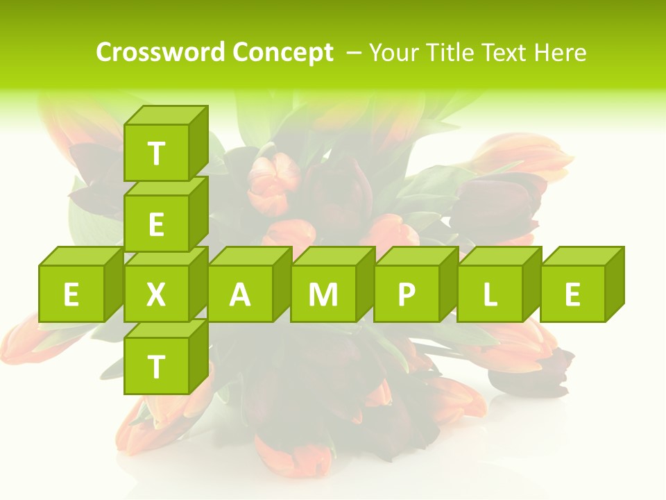 Mixed Bulbs Background PowerPoint Template