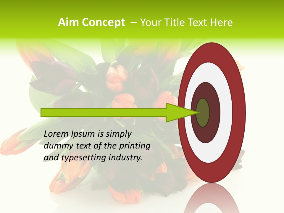 Mixed Bulbs Background PowerPoint Template