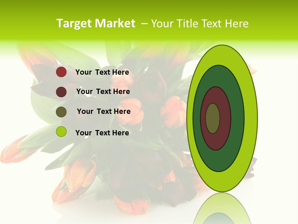 Mixed Bulbs Background PowerPoint Template