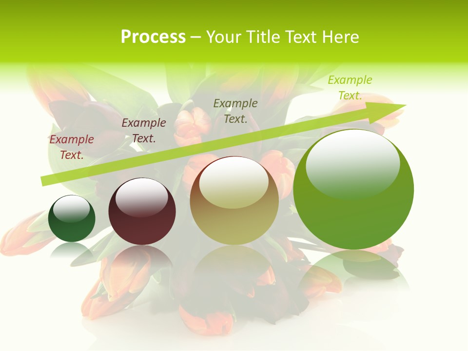 Mixed Bulbs Background PowerPoint Template