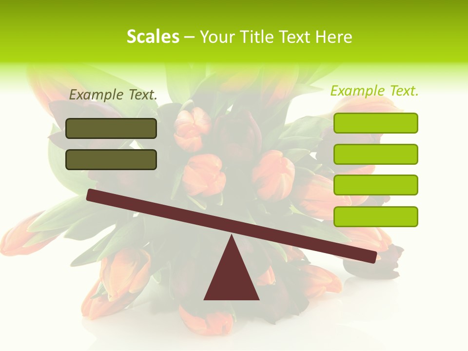 Mixed Bulbs Background PowerPoint Template