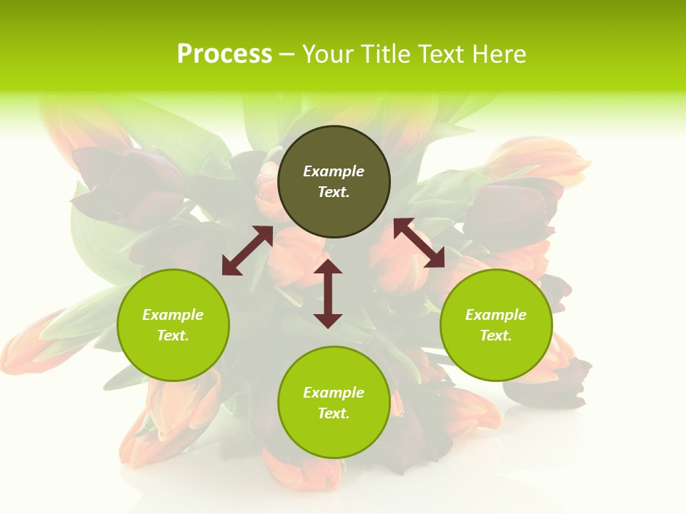 Mixed Bulbs Background PowerPoint Template