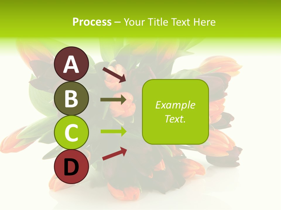 Mixed Bulbs Background PowerPoint Template