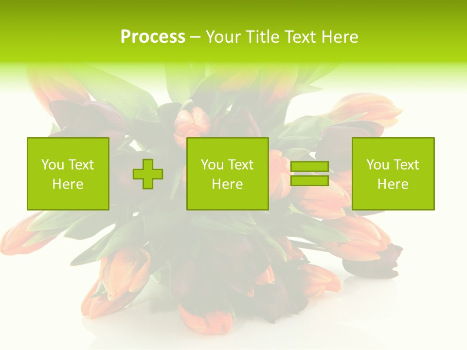 Mixed Bulbs Background PowerPoint Template