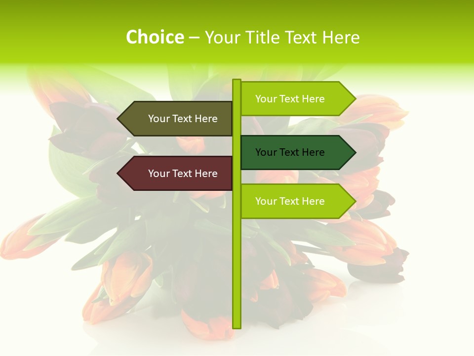 Mixed Bulbs Background PowerPoint Template