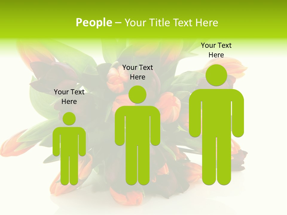 Mixed Bulbs Background PowerPoint Template