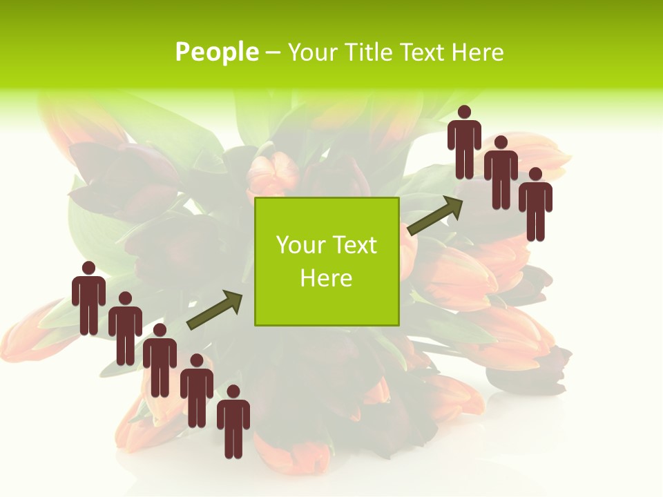 Mixed Bulbs Background PowerPoint Template