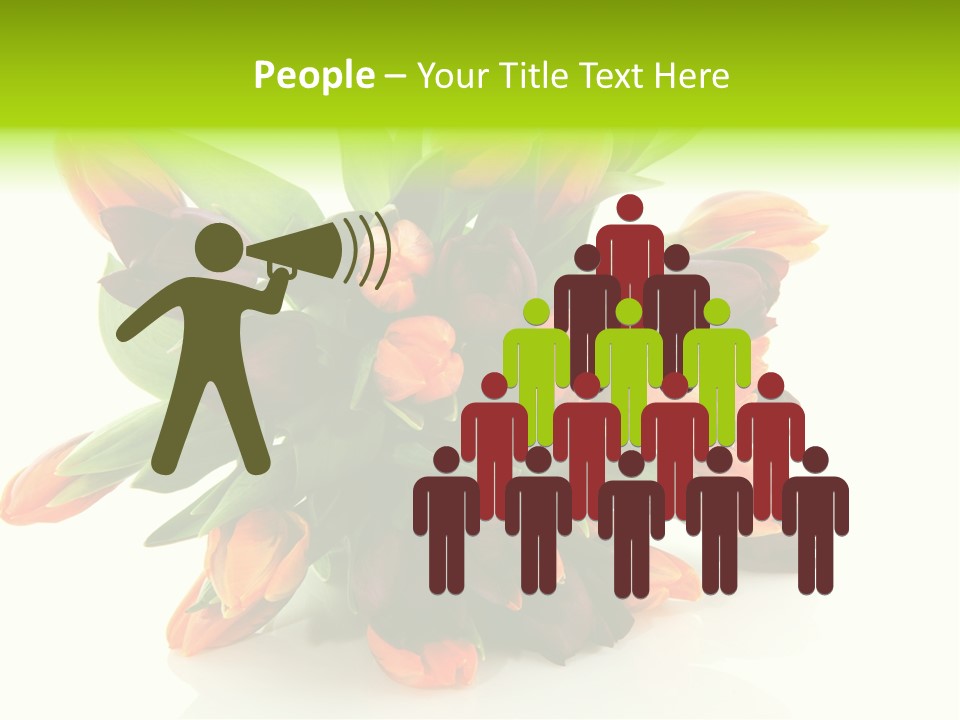 Mixed Bulbs Background PowerPoint Template