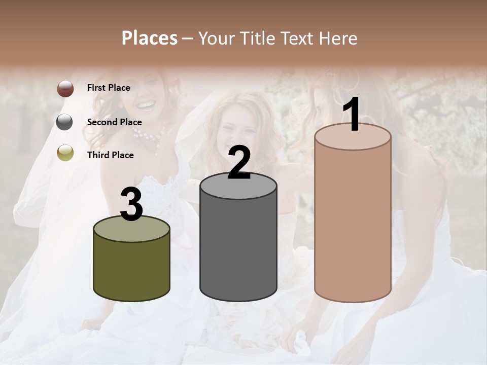 Nice Bush Bride PowerPoint Template