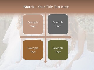 Nice Bush Bride PowerPoint Template