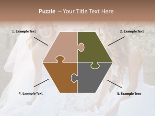 Nice Bush Bride PowerPoint Template