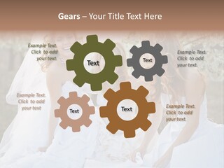 Nice Bush Bride PowerPoint Template