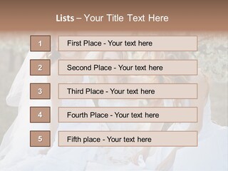 Nice Bush Bride PowerPoint Template