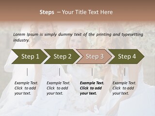 Nice Bush Bride PowerPoint Template