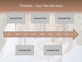 Nice Bush Bride PowerPoint Template