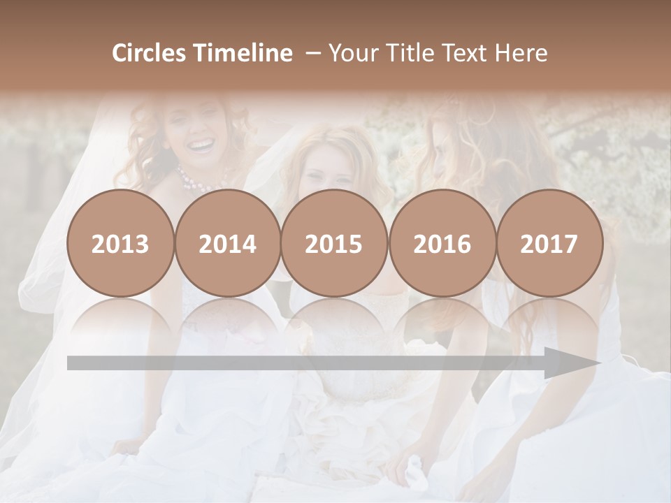 Nice Bush Bride PowerPoint Template