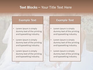 Nice Bush Bride PowerPoint Template