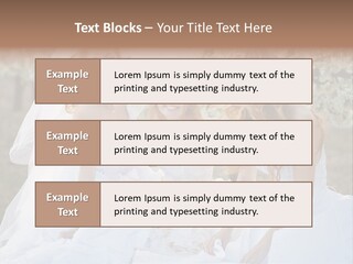 Nice Bush Bride PowerPoint Template