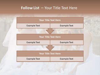 Nice Bush Bride PowerPoint Template