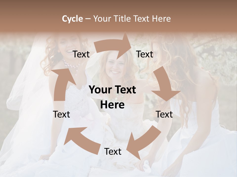 Nice Bush Bride PowerPoint Template