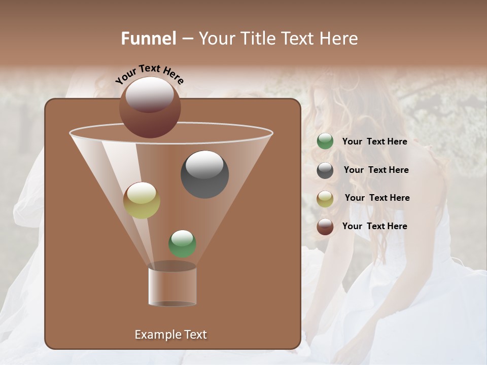 Nice Bush Bride PowerPoint Template