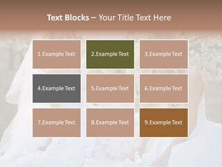 Nice Bush Bride PowerPoint Template