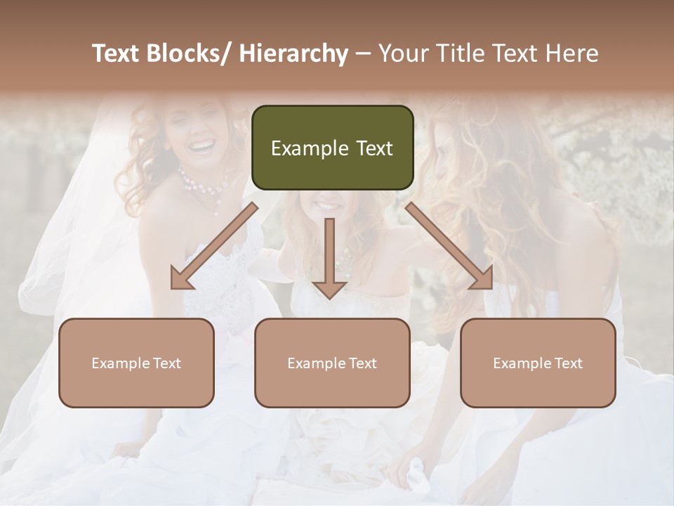 Nice Bush Bride PowerPoint Template
