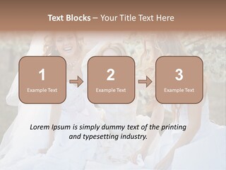 Nice Bush Bride PowerPoint Template