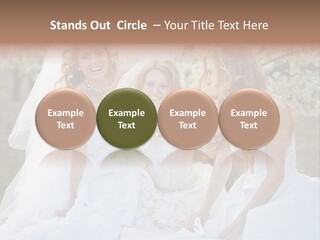 Nice Bush Bride PowerPoint Template