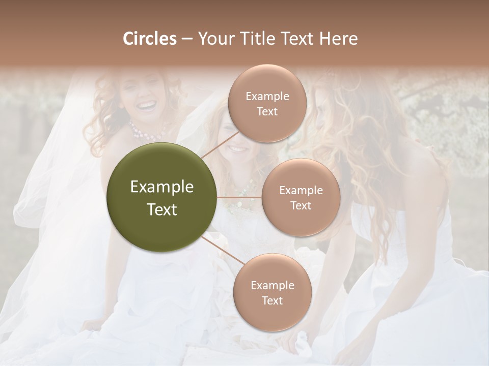 Nice Bush Bride PowerPoint Template