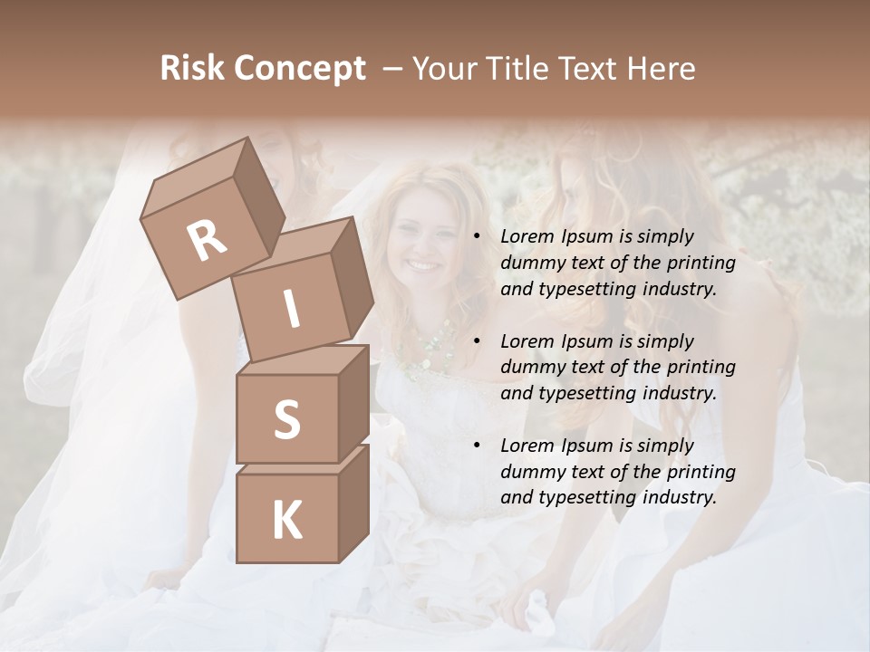 Nice Bush Bride PowerPoint Template