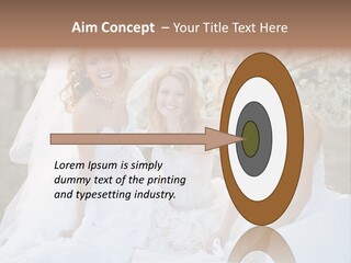 Nice Bush Bride PowerPoint Template