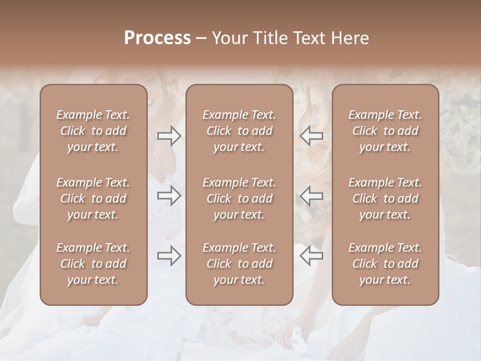 Nice Bush Bride PowerPoint Template