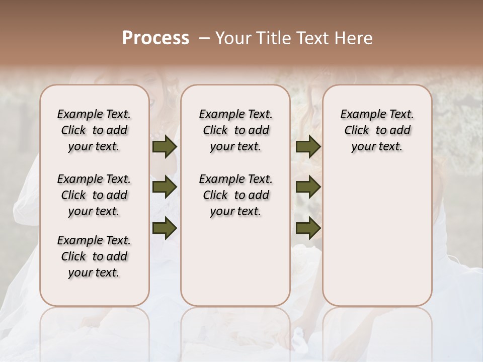 Nice Bush Bride PowerPoint Template