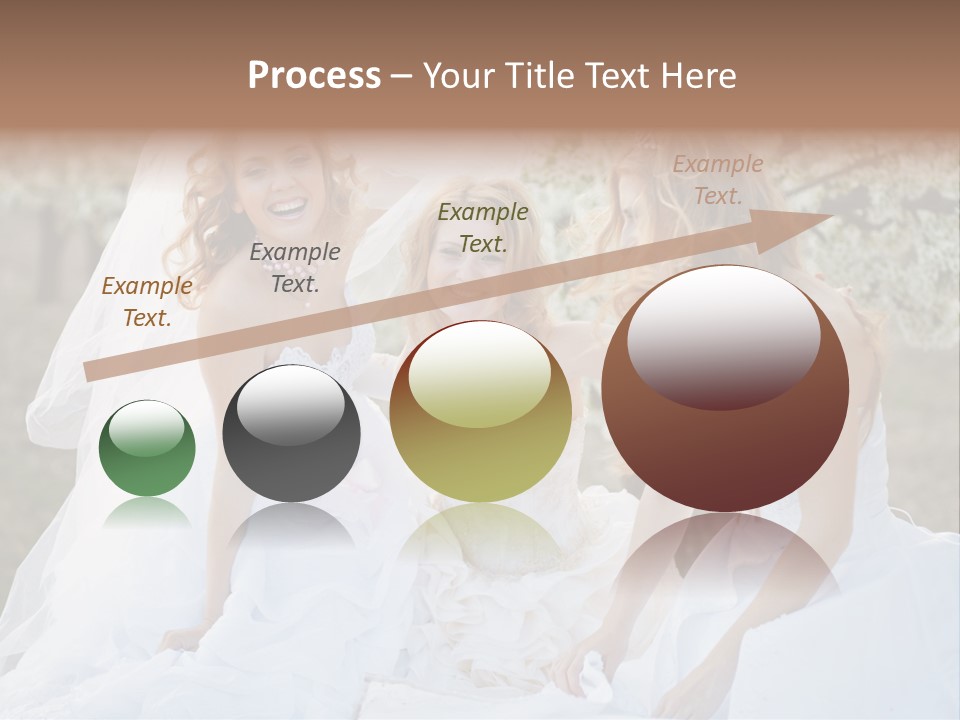 Nice Bush Bride PowerPoint Template