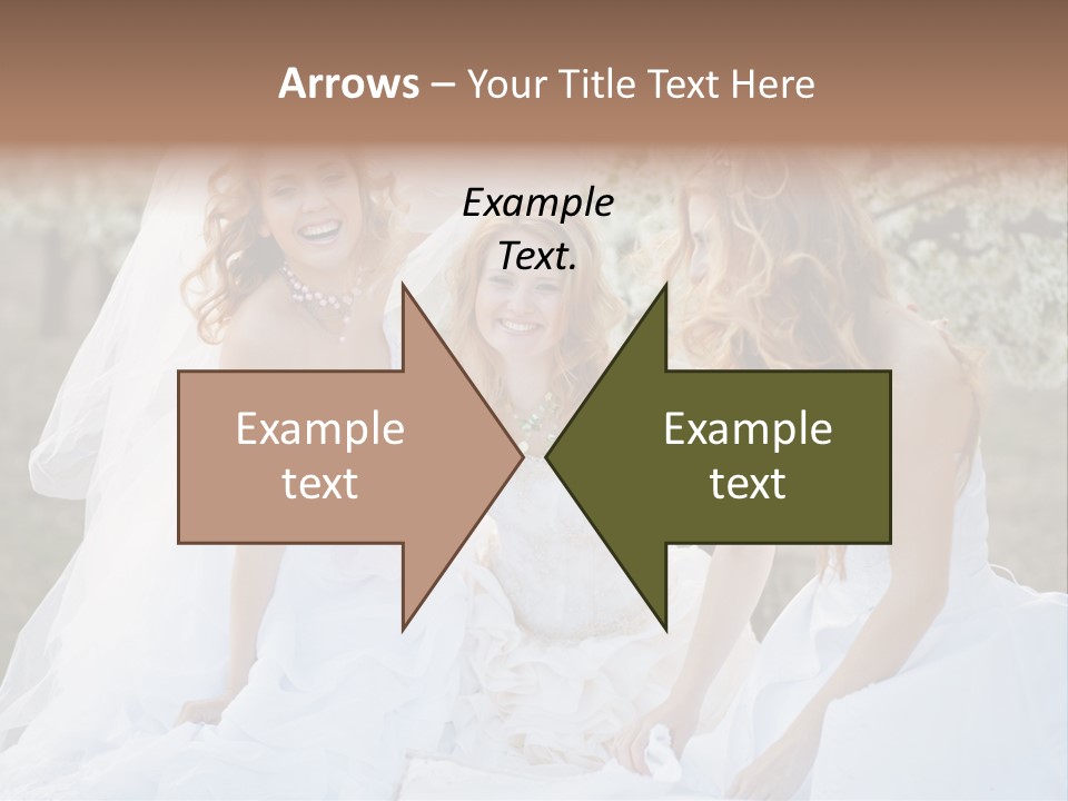 Nice Bush Bride PowerPoint Template