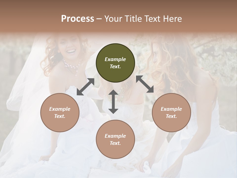 Nice Bush Bride PowerPoint Template