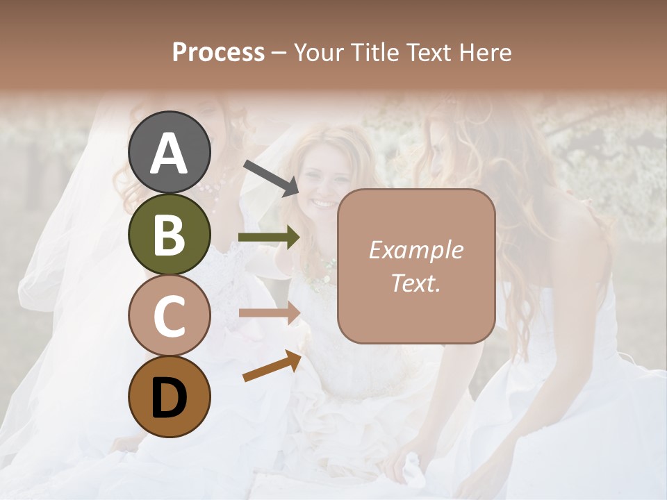 Nice Bush Bride PowerPoint Template