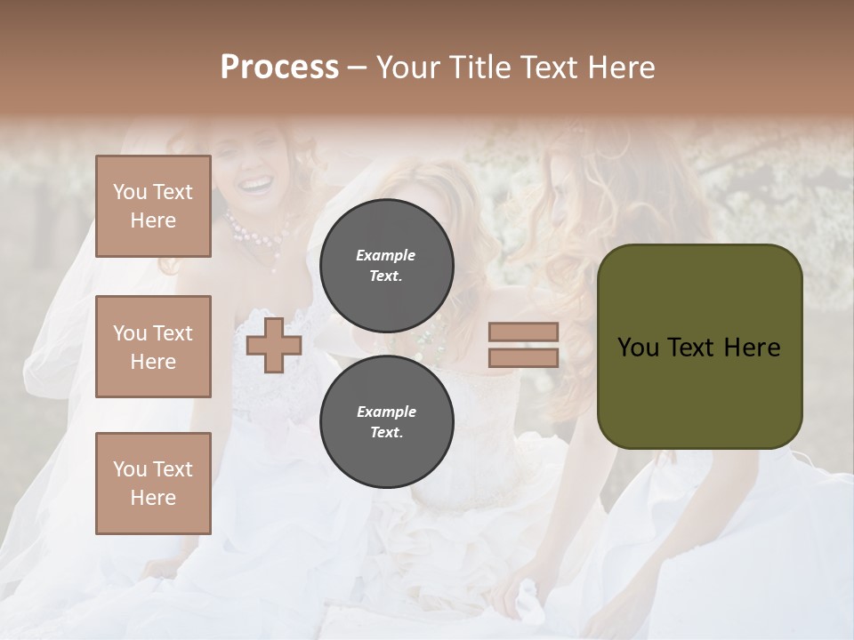Nice Bush Bride PowerPoint Template