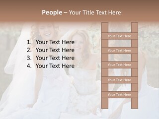 Nice Bush Bride PowerPoint Template